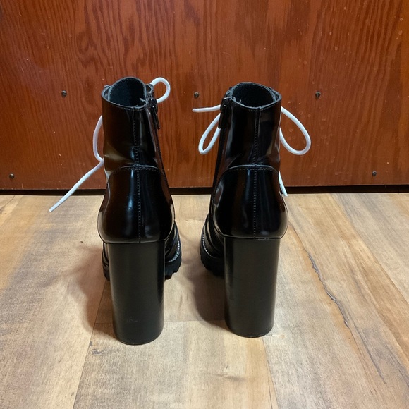 Jeffrey Campbell lace up heeled boots - Picture 3 of 7